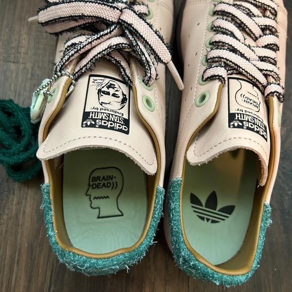 adidas Stan Smith x Brain Dead Vapor Pink Sneakers | New | Collab | Women’s 7.5 - Picture 7 of 11